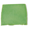 Avocado. An avocado green, rectangular chunk of solid co-wash (conditioning-wash).